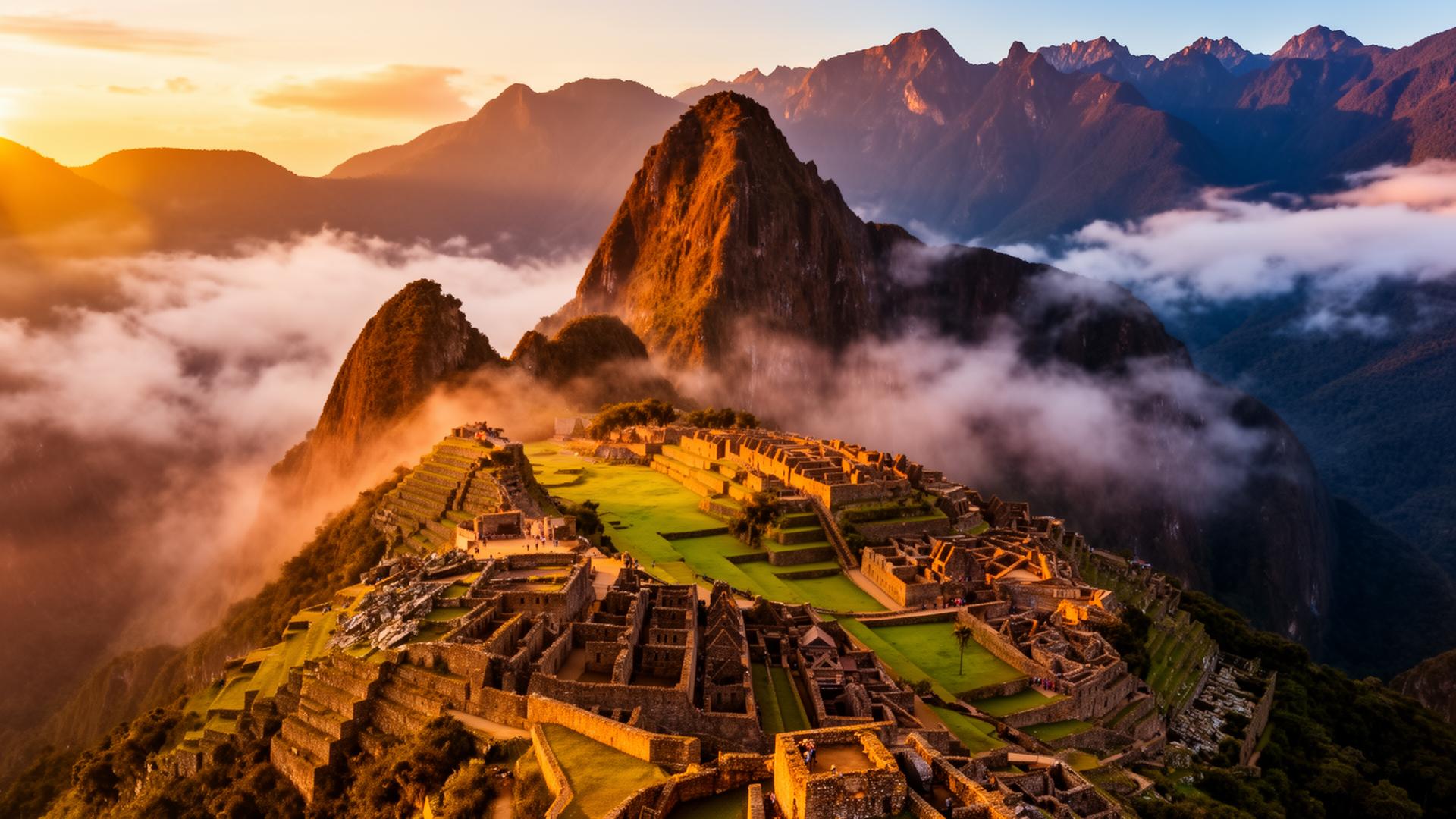 Machu Picchu al amanecer